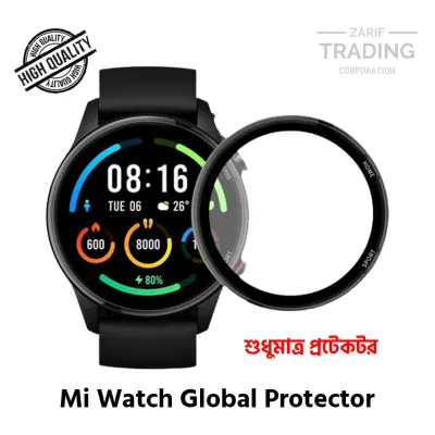 Mi Watch Global Screen Protector PMMA Plastic Full Coverage HD Clear Ultra Thin Scratch Resistant Fingerprint Resistant
